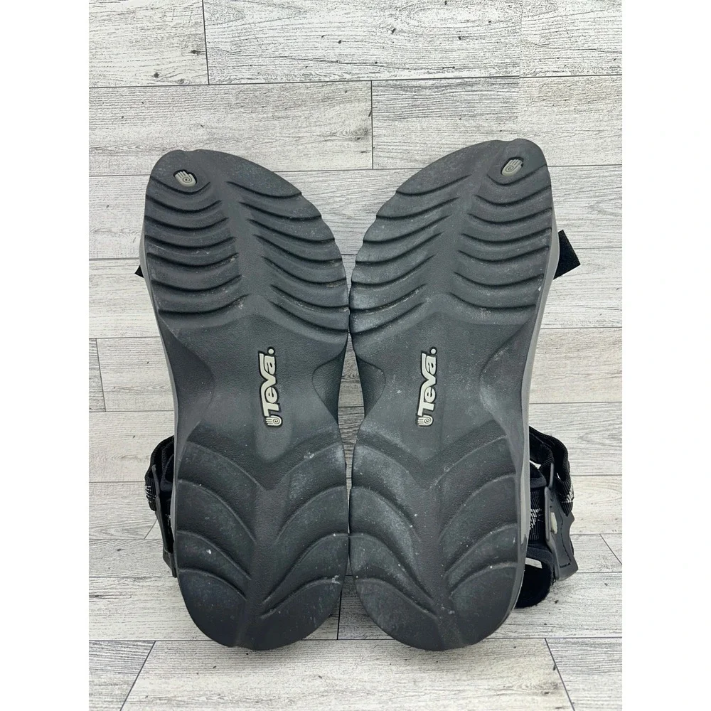 Teva Terra Fi 2 Men Black Grey Hiking Sport Sandals 6677 Size 10